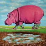 A Hippo in Tippy Toes